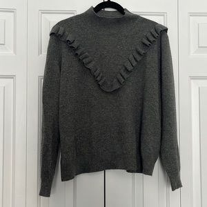 H&M 100% Cashmere Gray Sweater in large